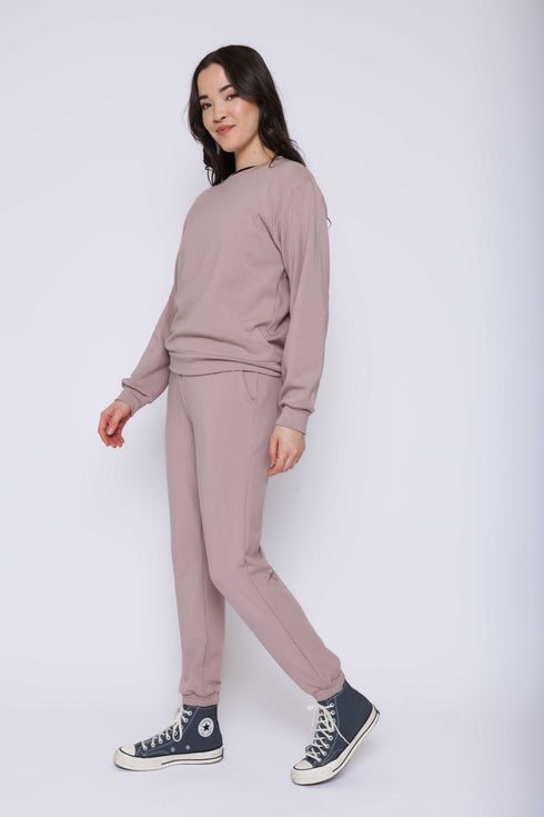 Jenna-Luxe Fleece Crew